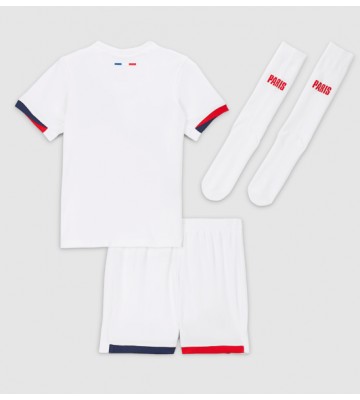 Paris Saint-Germain Udebanetrøje Børn 2025-26 Kortærmet (+ Korte bukser)